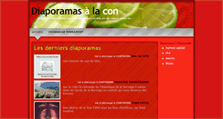 Desktop Screenshot of diaporamas-a-la-con.eu