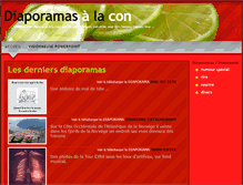 Tablet Screenshot of diaporamas-a-la-con.eu